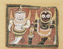 The Jagannatha Trio, 19th century. Artist: Unknown.