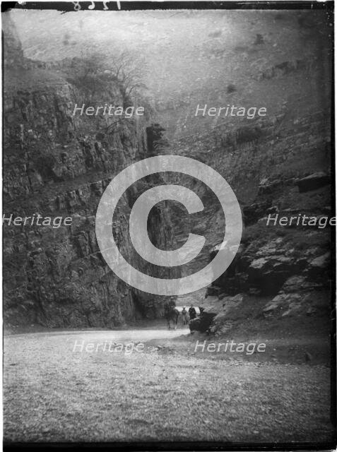 Cheddar Gorge, Cliff Road, Cheddar, Sedgemoor, Somerset, 1907. Creator: Katherine Jean Macfee.