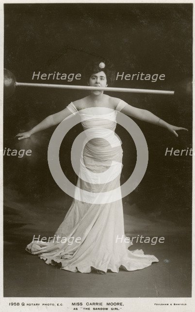 Carrie Moore, Australian actress, c1900s(?).Artist: Rotary Photo
