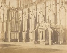 [Part of the Exterior of the St. Paul's Cathedral, Calcutta], 1850s. Creator: Captain R. B. Hill.