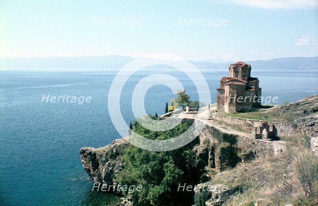 Church of St John the Divine, Kaneo, Lake Ohrid, Macedonia
