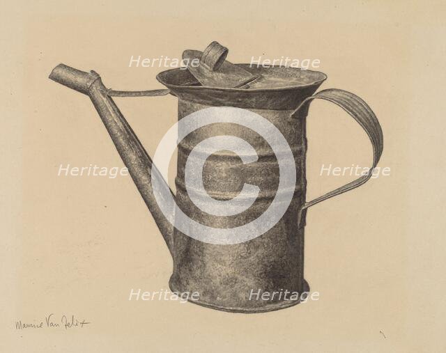 Oil Can, c. 1941. Creator: Maurice Van Felix.