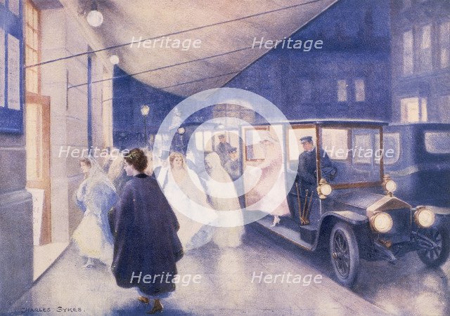 Poster advertising Rolls-Royce cars, c1907. Artist: Charles Sykes