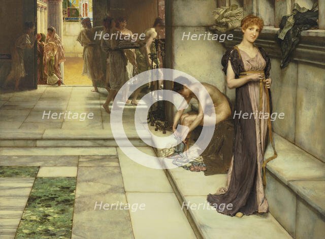 Apodyterium, 1886. Creator: Alma-Tadema, Sir Lawrence (1836-1912).