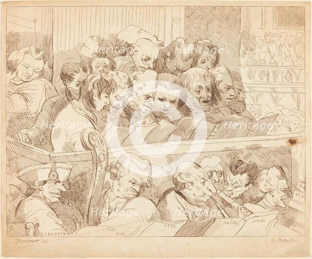 A Choral Band, c. 1784. Creator: Lydia Bates.
