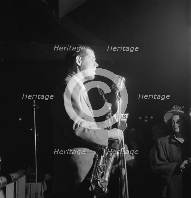 Portrait of Tex Beneke, New York, N.Y.(?), ca. Jan. 1947. Creator: William Paul Gottlieb.