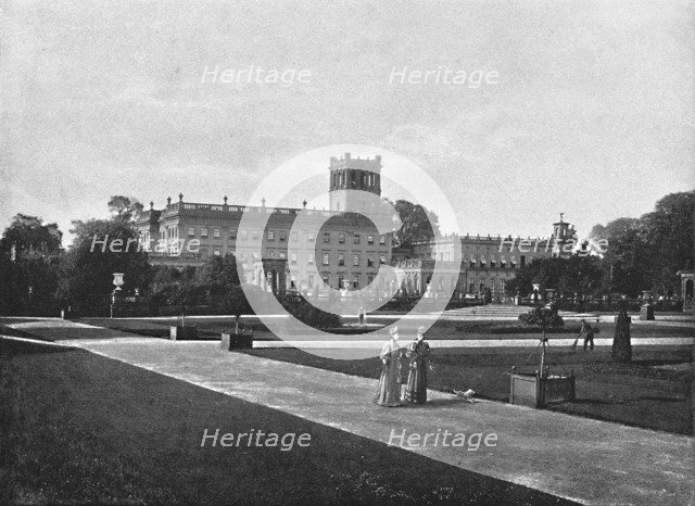 'Trentham Hall: South Front', c1896. Artist: Harrison & Son.