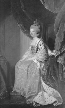 Queen Charlotte Sophia of Mecklenburg-Strelitz. Wife of George III, 1738-1792. Creator: Sir Joshua Reynolds.