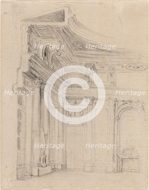 Corner of a Drawing Room. Creator: Gabriel de Saint-Aubin.