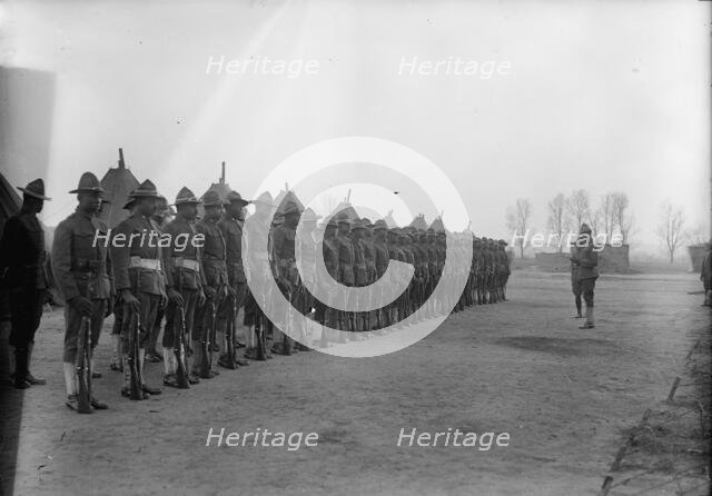 Army, U.S. Negro Troops, 1917. Creator: Harris & Ewing.