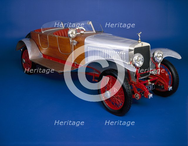 A 1924 Delage Boattail Labourdette. Artist: Unknown