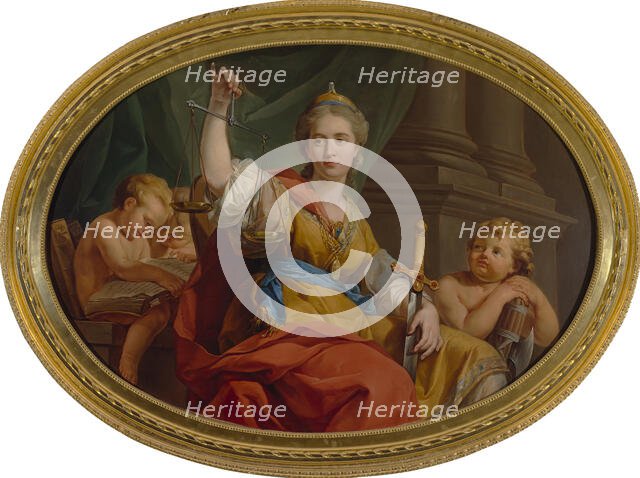 Allegory of Justice, 1776-1777. Creator: Bacciarelli, Marcello (1731-1818).