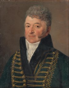 Portrait of a Man with a White Collar, around 1830-1840. Creator: Anton Einsle.