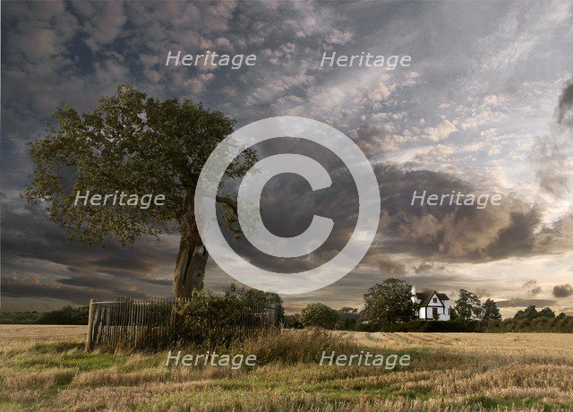 Royal Oak and Boscobel House, Shropshire, 2008. Artist: Boris Baggs.