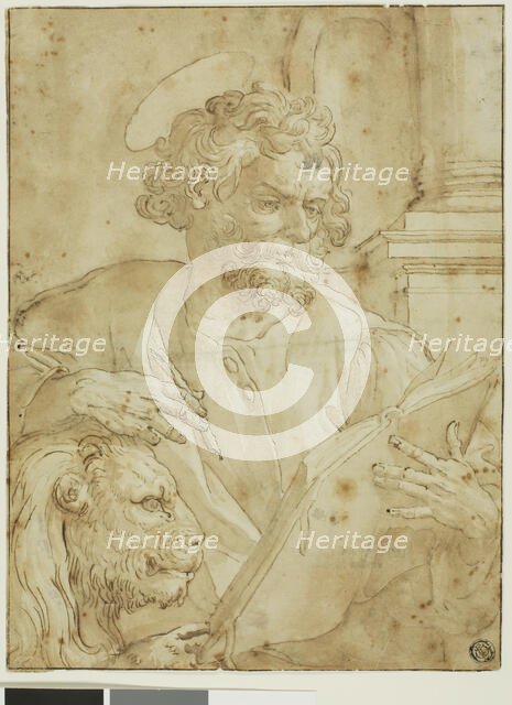 Saint Mark the Evangelist, n.d. Creator: Martin de Vos.