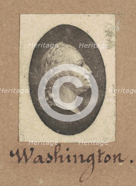 George Washington, c. 1800. Creator: Charles Balthazar Julien Févret de Saint-Mémin.