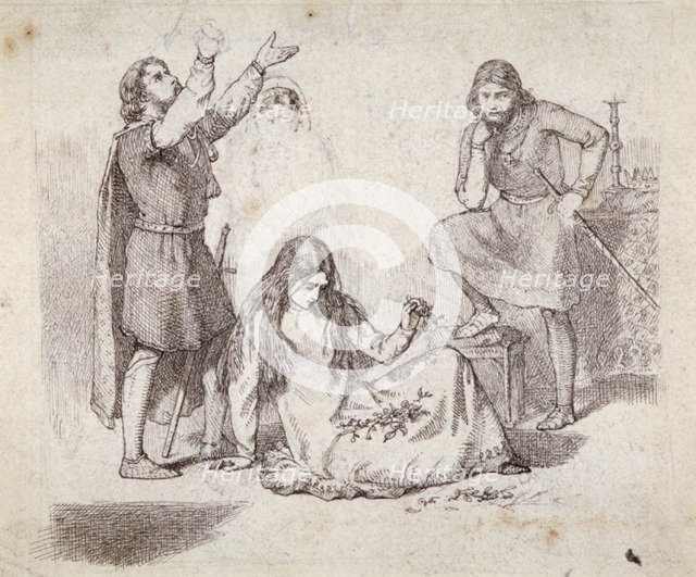 'A Medieval Scene', 19th century. Artist: Fred Walker