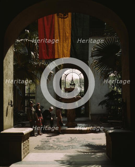 Courtyard of the Pan American Building, Washington, D.C., 1943. Creator: John Collier.