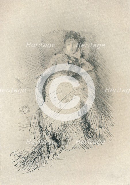 'Study', 1878, (1904). Artist: James Abbott McNeill Whistler.