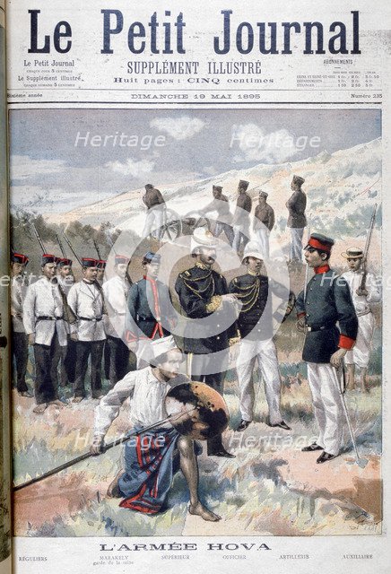 The Hova army, Madagascar, 1895. Creator: F Meaulle.