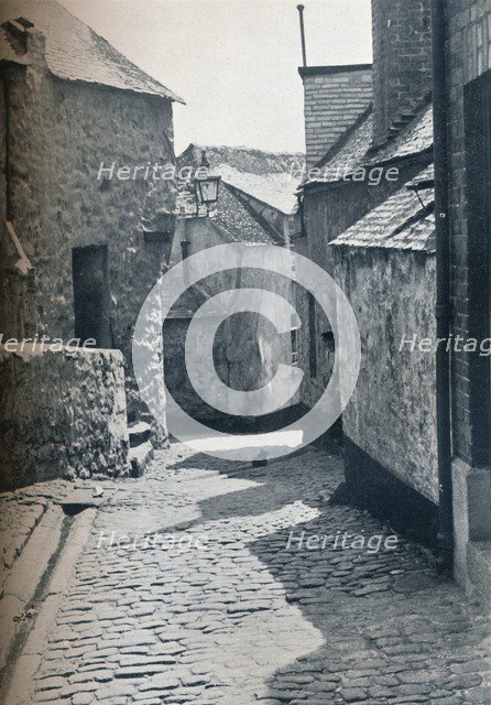 An old portion of St Ives, Cornwall, scheduled as a slum clearance area, 1935. Artist: Unknown.