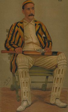 'Yorkshire Cricket', 1892. Creator: Sir Leslie Matthew Ward.