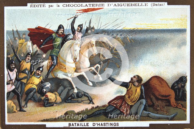 The Battle of Hastings, 1066, (19th century). Artist: Unknown