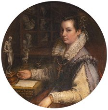 Self-portrait in the Studio, 1579. Creator: Fontana, Lavinia (1552-1614).