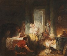 Roman Interior, ca. 1760. Creator: Jean-Honore Fragonard.