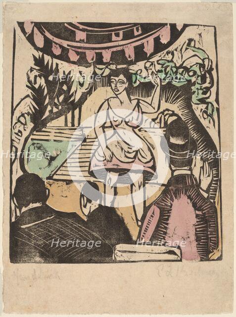 Little Variety Act with Singer. Creator: Ernst Kirchner.