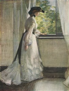 'At The Window', c1916. Artist: George Henry.