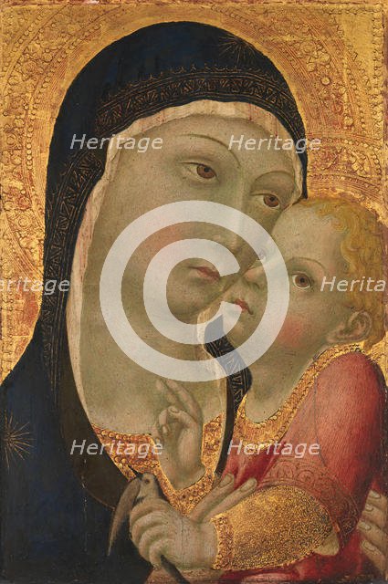 Madonna and Child, about 1450. Creator: Sano di Pietro.