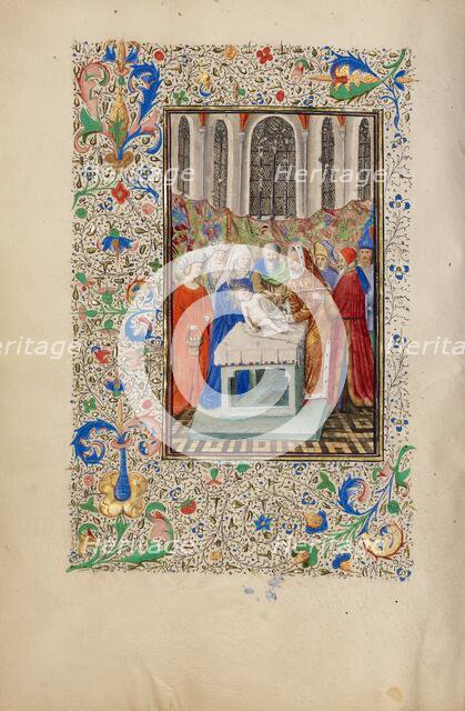 The Circumcision; Llangattock Hours, 1450s. Creator: Master of the Llangattock Hours.