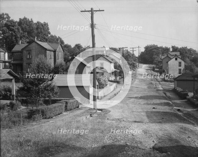 Back street, Mount Pleasant, Pennsylvania, Westmoreland County, 1935. Creator: Walker Evans.
