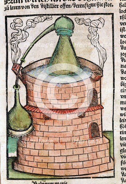 Distillation, 1500. Artist: Unknown