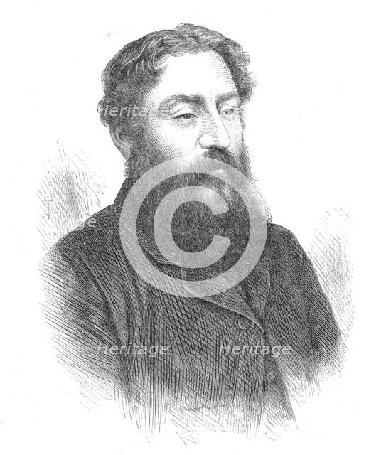 The late Mr. T. W. Robertson, the dramatist, 1871. Creator: Unknown.