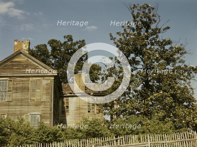House near White Plains, Georgia?, ca. 1941. Creators: Marion Post Wolcott, Jack Delano.