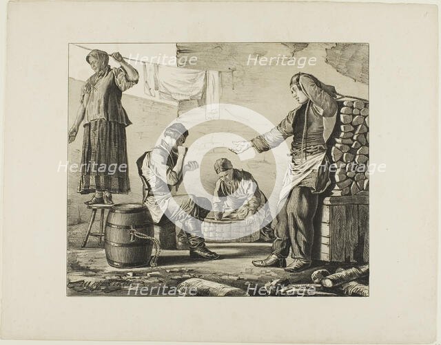 Scenes from Russian Folk Life, n.d. Creator:  Ignatii Stepanovich Shchedrovski.