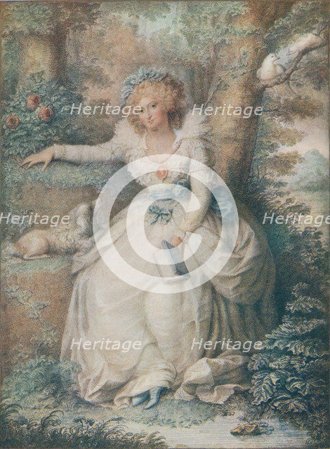 'Mrs. Fitzherbert', 1792. Artist: Jean Conde.