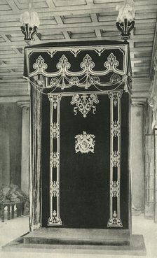 'Canopy in the Throne Room, Government House', 1925. Creator: Unknown.
