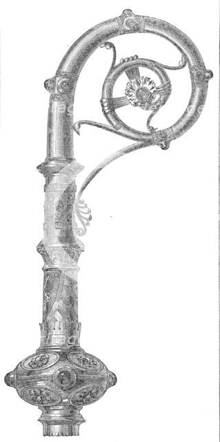 Pastoral staff for the new Bishop of Winchester, 1870. Creator: Unknown.