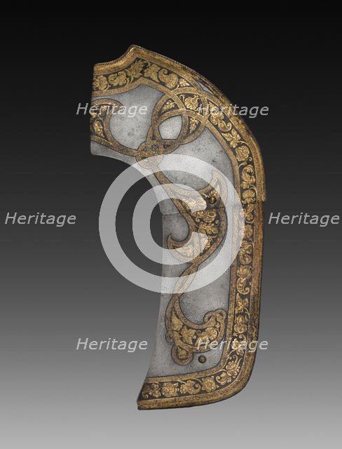 Pommel Plates from the Garniture of Rudolf II, c. 1571. Creator: Anton Peffenhauser (German, 1525-1603).