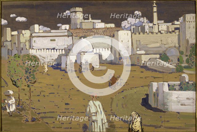 Arab City, 1905. Creator: Kandinsky, Wassily Vasilyevich (1866-1944).