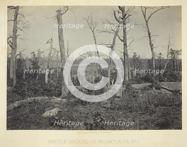 Battle Ground of Resacca, GA, No. 3, 1866. Creator: George N. Barnard.
