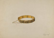 Bracelet, c. 1939. Creator: Walter G. Capuozzo.