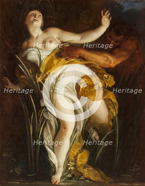 Pan and Syrinx. Creator: Dorigny, Louis (Ludovico) (1654-1742).