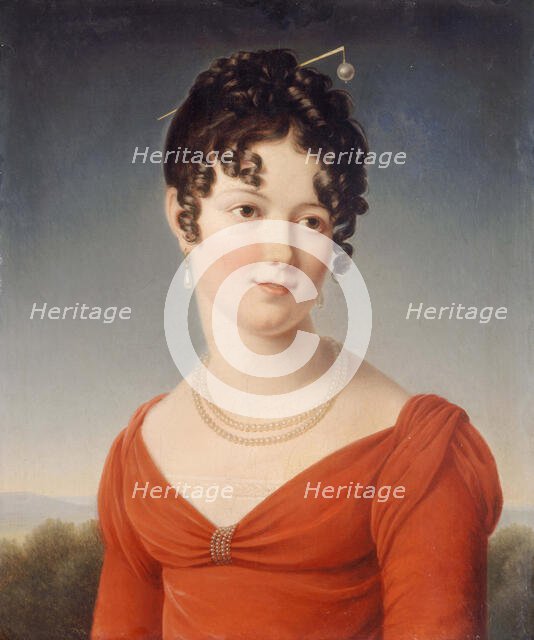 Portrait en buste d'Alexandrine-Anne de la Pallu, marquise de Flers (1786-1832), c1810. Creator: Francois Pascal Simon Gerard.