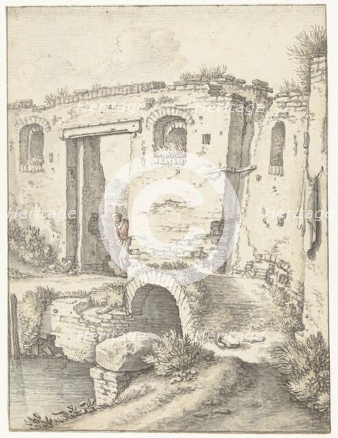 Zwartewaterpoortje in Utrecht, 1674. Creator: Herman Saftleven the Younger.