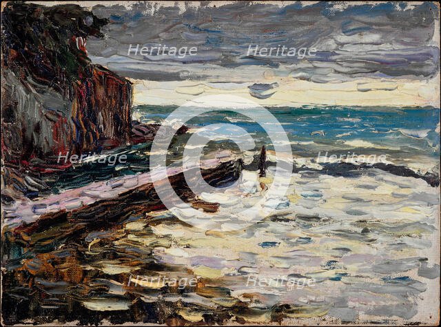 Rapallo, Stormy Sea, 1906. Creator: Kandinsky, Wassily Vasilyevich (1866-1944).