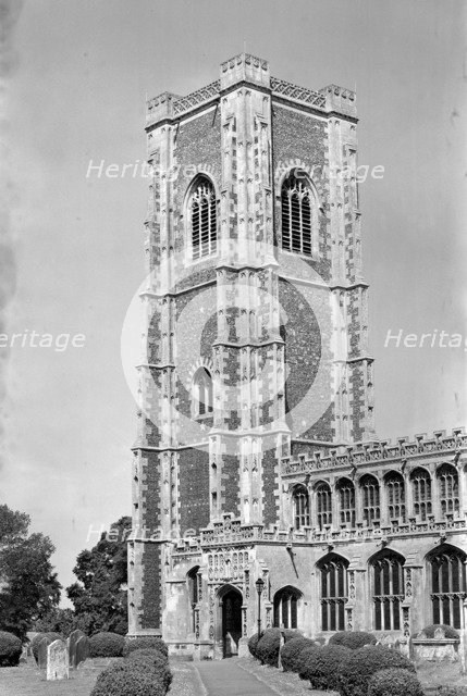 The Church of St Peter and St Paul, Lavenham, Suffolk, c1965-c1969. Artist: Laurence Goldman